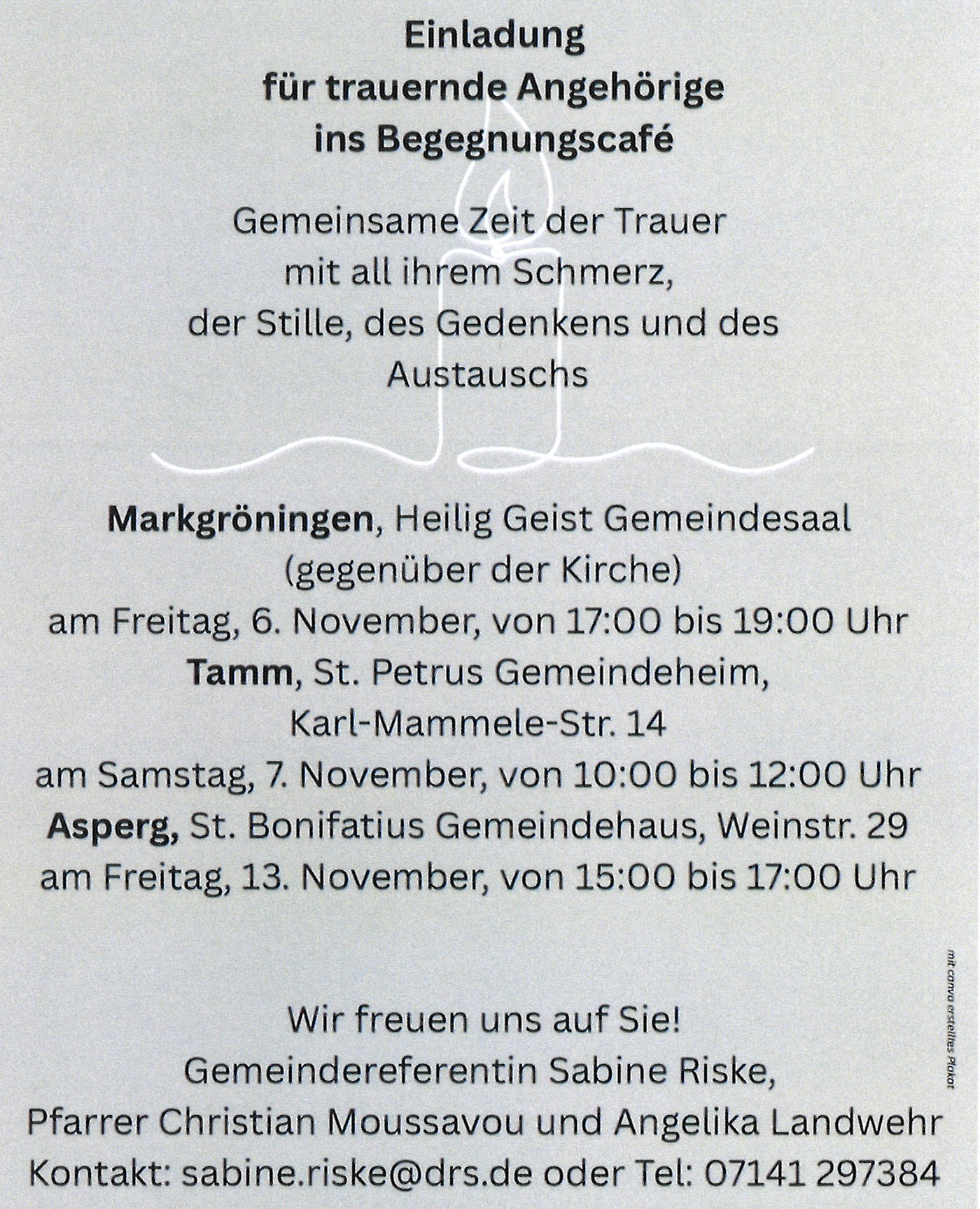 Begegnungscafe Trauer